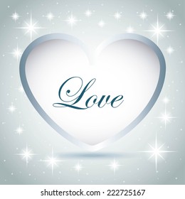 love graphic design , vector illustration