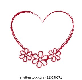love graphic design , vector illustration