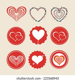 love graphic design , vector illustration