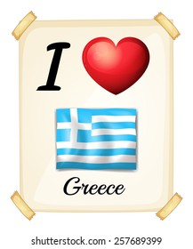 Me encanta el cartel de Grecia