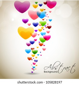 Love greeting card with place for your text. EPS 10.