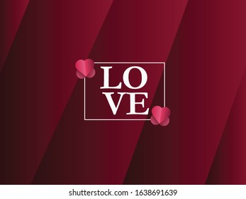 love greeting cards, gradient background.