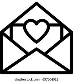 Love Greeting Vector Icon