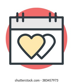 Love Greetings Colored Vector Icon