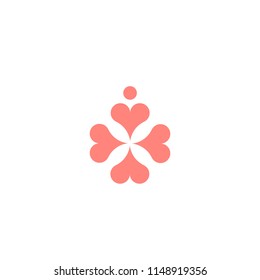 love group design logo vector