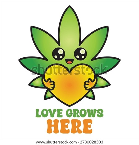 Love Grows Here T  shirt design 