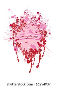 Love grunge background
