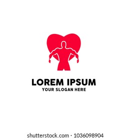 Love Gym Logo Template