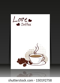 love hand drawn coffee 