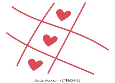 Love Hand Drawn Valentine Day Sticker