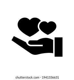 love hand icon or logo isolated sign symbol vector illustration - high quality black style vector icons
