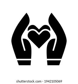 love hand icon or logo isolated sign symbol vector illustration - high quality black style vector icons
