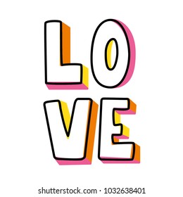 LOVE HAND LETTERING