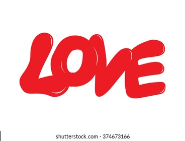 Love, hand lettering,