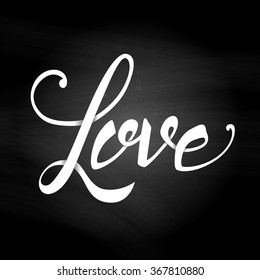 Love Hand Lettering - Handmade Calligraphy. 