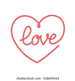 love hand lettering, handmade calligraphy