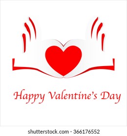 Love hand sign tell love, vector