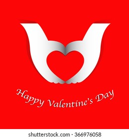Love hand sign tell love, vector