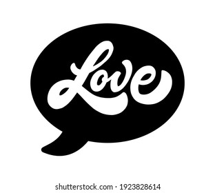 Love the hand-held brush calligraphy. Vector illustration of EPS10