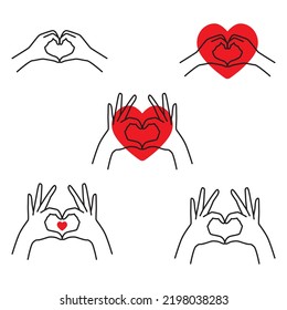 Love hands heart lover romance