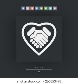 Love handshake