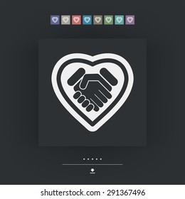Love handshake