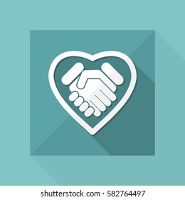 Love handshake