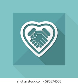 Love handshake
