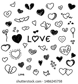 Drawing Hearts Images, Stock Photos & Vectors | Shutterstock