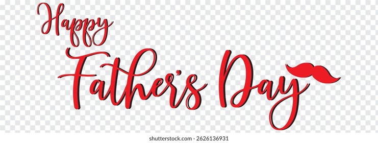 Love Happy Father's Day, Father's Day vector logo design, fathers care with love logo.