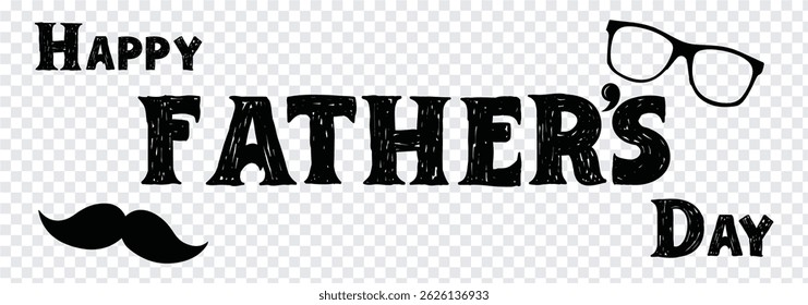 Love Happy Father's Day, Father's Day vector logo design, fathers care with love logo.