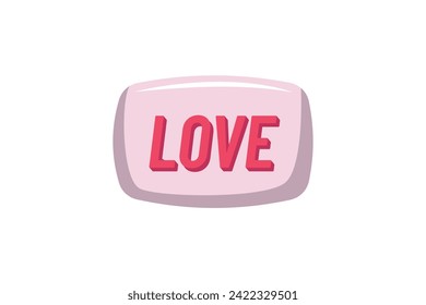 Love Happy Valentine Day Sticker
