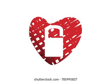 Love Happy Valentine's Day Lock