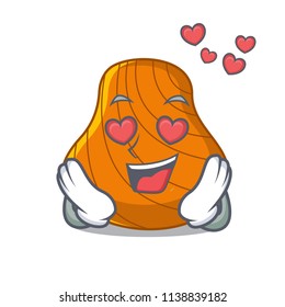 In love hard shell mascot cartoon