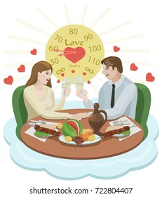 Love has no age, for each person it comes unexpectedly and at different times, it gets into your head and pleases the spirit and the body fills or suffering and waiting!