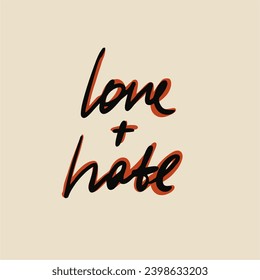 Love   hate