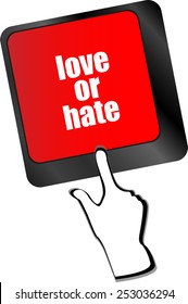 love or hate relationships communication impressions ratings reviews computer keyboard key,