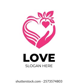 Love Health logo designs concept, Health logo designs template, Hearth Health, Creative People Care Concept Logo Design Template Medical icons, Health Logo, happy young person jumping with joy