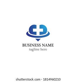 Love health logo template icon design