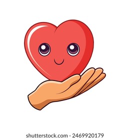 Love heard vector art design