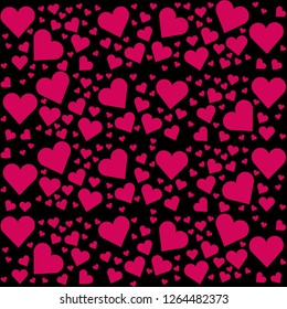 love hears background illustration 