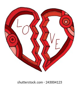 Love heart background 