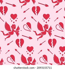 Love Heart Background Pattern Valentines day Greet.