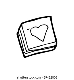 love heart candy cartoon