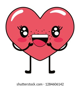 love heart cartoon