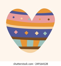love heart cartoon elements vector,eps