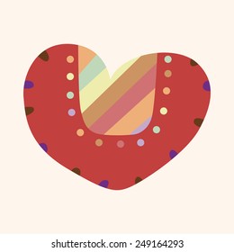 love heart cartoon elements vector,eps