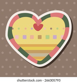 love heart cartoon elements vector,eps