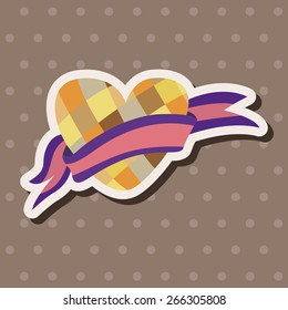 love heart cartoon elements vector,eps