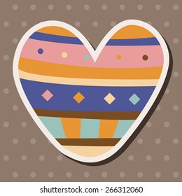 love heart cartoon elements vector,eps
